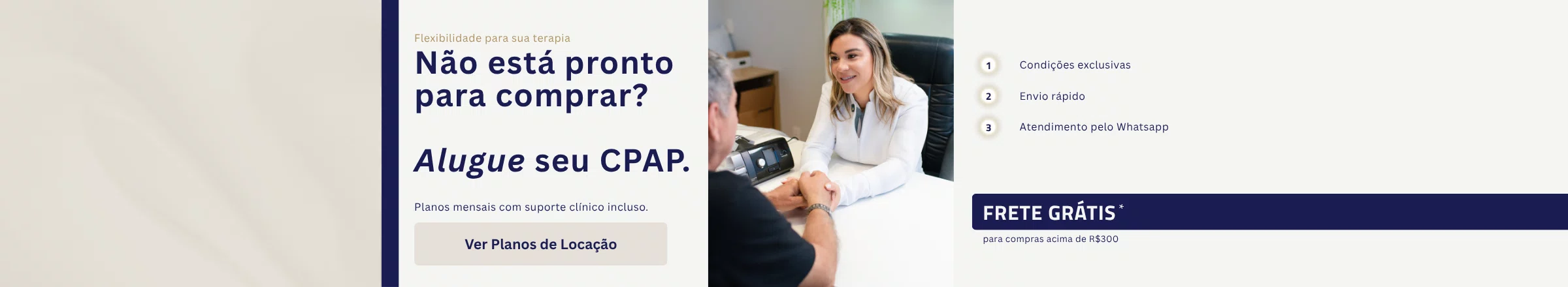 Aluguel de CPAP