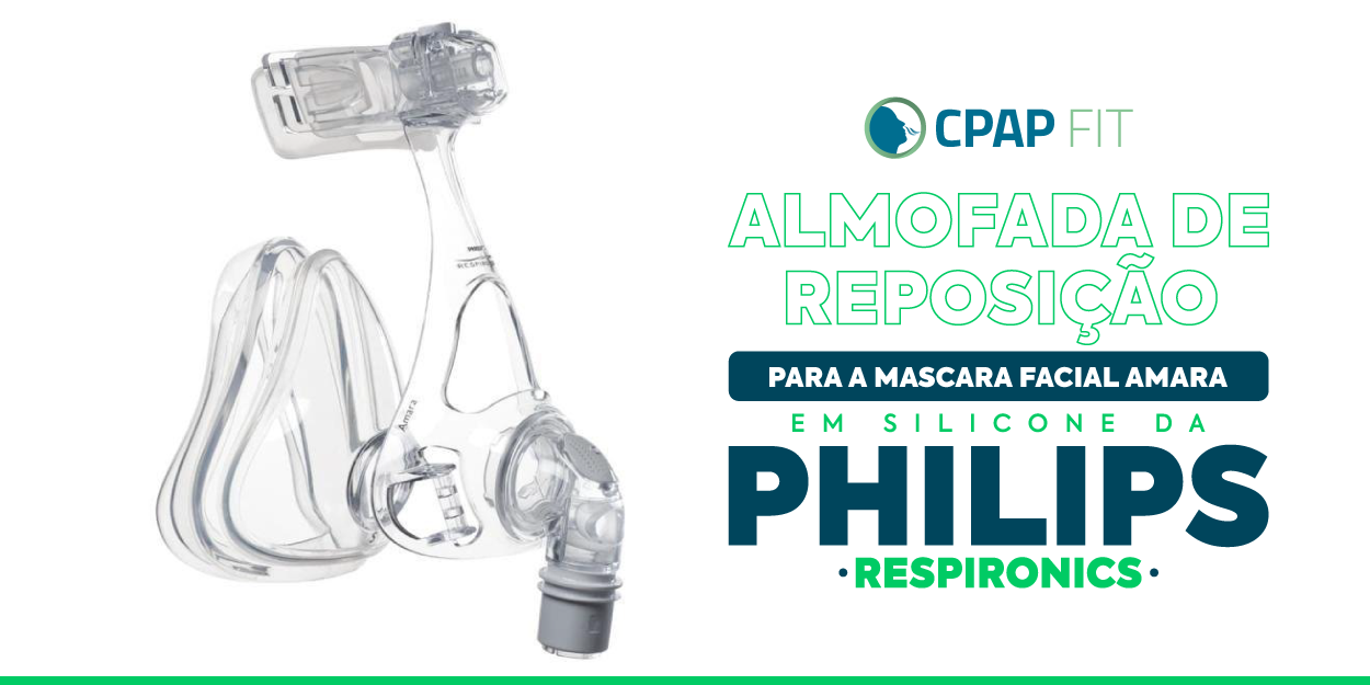 Almofada de reposição para a Mascara Facial Amara em Silicone da Philips Respironics 