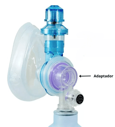 Adaptador da Válvula de PEEP - 22MM ID / 30MM OD