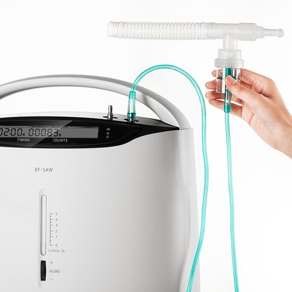 Concentrador de oxigênio 5LPM com Nebulizador e OPI - Yuwell