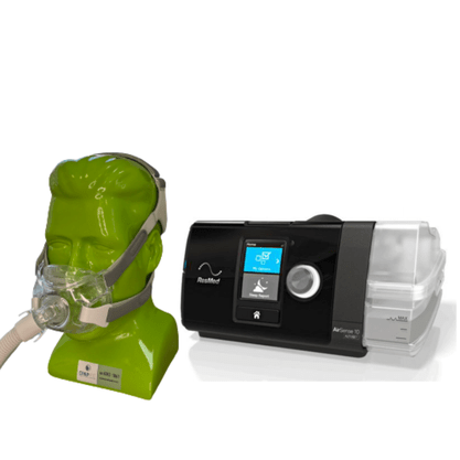 KIT CPAP Automático Airsense 10 + Máscara Facial Amara View