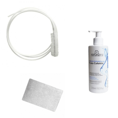 Kit Higienização CPAP Escova + Sabonete Prata Coloidal + Filtro S10