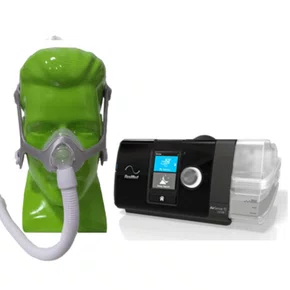KIT CPAP Airsense S10 Autoset Umidificador + Máscara Wisp